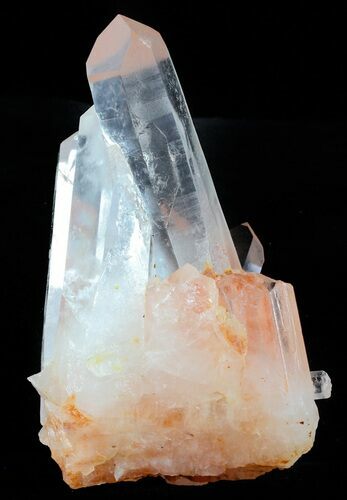 Tangerine Quartz Crystal Cluster - Madagascar #58845
